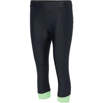 Madison Keirin Womens 3/4 Shorts Black/Sea Spray Blue