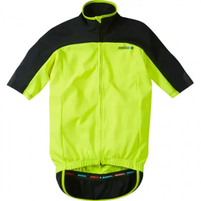 Madison Road Race Optimus SS Thermal Jersey Hi Vis Yellow