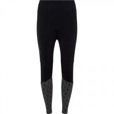 Madison Stellar Women's Reflective Thermal Tights With Pad Black