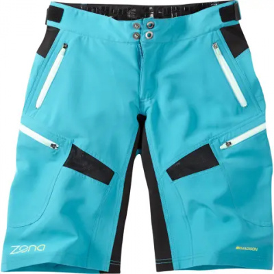 Madison Zena Womens Shorts Caribbean Blue