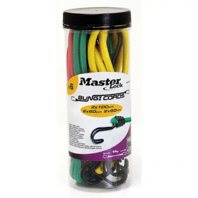 Master Lock Twin Wire 6 piece Bungee Jar