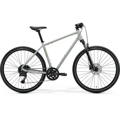 Merida Crossway 300 Hybrid Bike 2027 Matt Early Moss Grey/Green