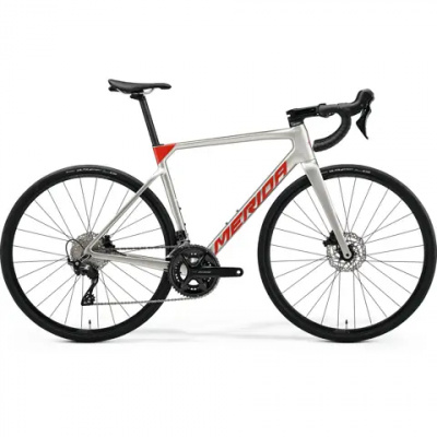 Merida Scultura 4000 Road Bike 2024 Titanium/Red