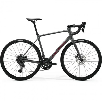 Merida Scultura Endurance 300 Road Bike 2027 Silk Cool Grey/Red