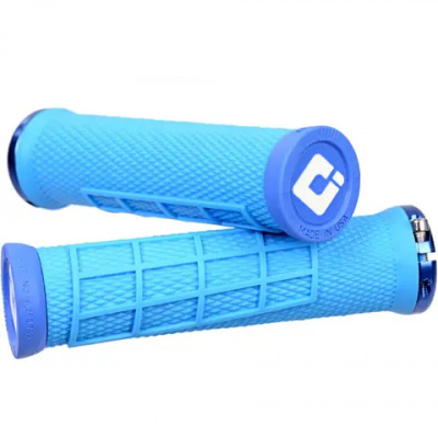 ODI Elite Flow Lock-On Mountain Handlebar Grips 130mm Blue