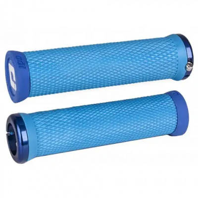 ODI Elite Flow V2.1 Lock On MTB Grips 130mm Blue