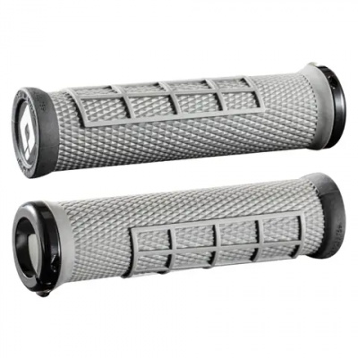 ODI Elite Flow V2.1 Lock On MTB Handlebar Grips 130mm Graphite Grey