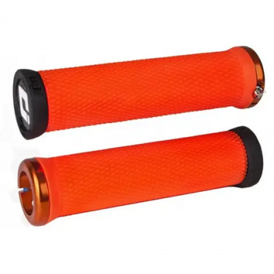 ODI Elite Motion V2.1 Lock-On MTB HAndlebar Grips 130mm Orange