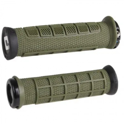 ODI Elite Pro V2.1 Lock-On MTB Handlebar Grips 130mm Army Green