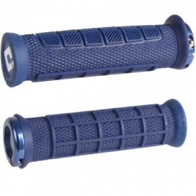 ODI Elite Pro V2.1 Lock On MTB Handlebar Grips 130mm Navy Blue