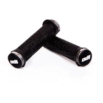 ODI Troy Lee Designs Lock-On MTB Handlebar Grips 130mm Black/Grey