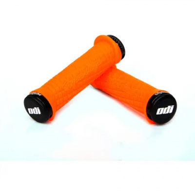 ODI Troy Lee Designs Lock-On MTB Handlebar Grips 130mm Orange/Black