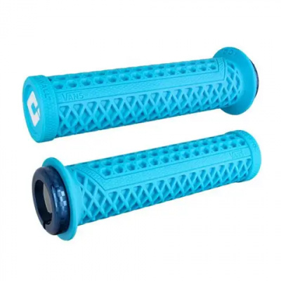 ODI Vans v2.1 MTB Lock On Grips 135mm Blue