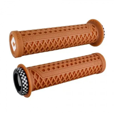 ODI Vans v2.1 MTB Lock On Grips 135mm Brown