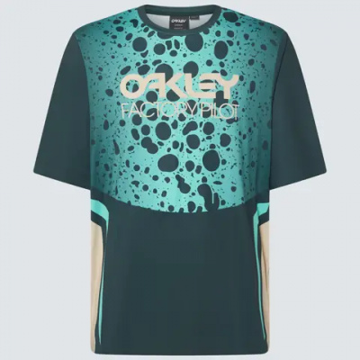 Oakley Maven RC Short Sleeve Jersey Green Frog