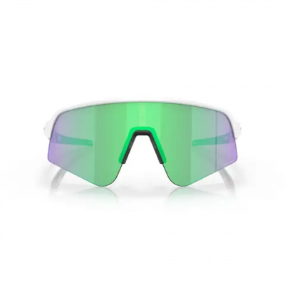 Oakley Sutro Lite Sweep Sunglasses Matte White/Prizm Road Jade