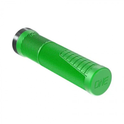 OneUp Components Thin Lock-On Grips Green
