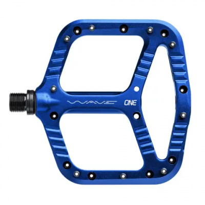 OneUp Components Wave MTB Flat Pedals 107mmx110mm Dark Blue