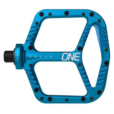 OneUp Flat Aluminum Pedals Blue