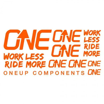OneUp Handlebar Decal Kit Orange