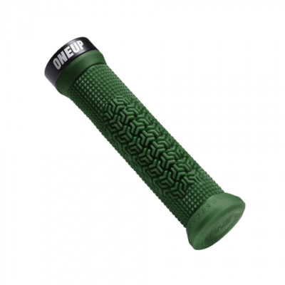 Oneup Goldstone Lock-On Grips Dark Green