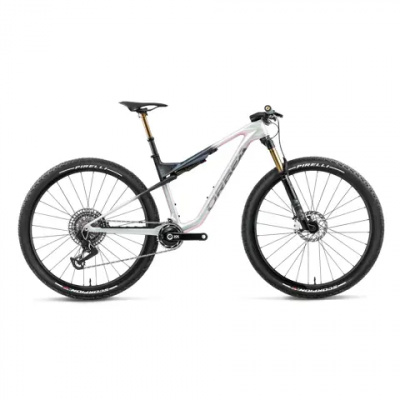 Orbea Oiz M-LTD Mountain Biking 2027 Iris White/Seaweed Carbon View
