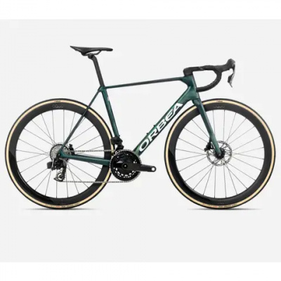 Orbea Orca M21 eLtd PWR Road Bike 2026 Escape Green/Carbon View Matt