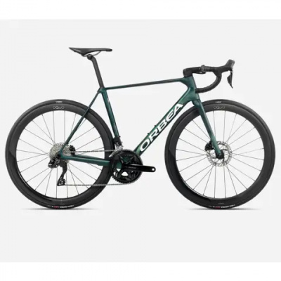 Orbea Orca M30i Ltd PWR Team Road Bike 2026 Escape Green/Carbon View Matt