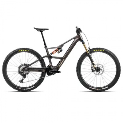 Orbea Rise LT M-Team 630Wh Electric Bike 2025 Cosmic Carbon View/Golden Sand