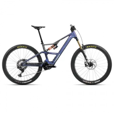 Orbea Rise LT M-Team 630Wh Electric Bike 2025 Tanzenite Carbon View/Carbon