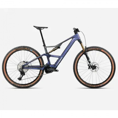 Orbea Rise SL M10 630Wh Electric Bike 2026 Tanzanite Carbon View/Carbon Raw