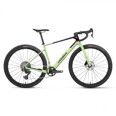 Orbea Terra M21e Team 1X Gravel Bike 2027 Acid Gum/Fantasy Purple Carbon