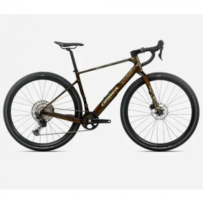 Orbea Terra M30 Team 1X Gravel Bike 2026 Caramel Carbon View