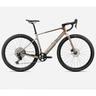 Orbea Terra M30 Team 1X Gravel Bike 2026 Nickel/Met Cinnamon