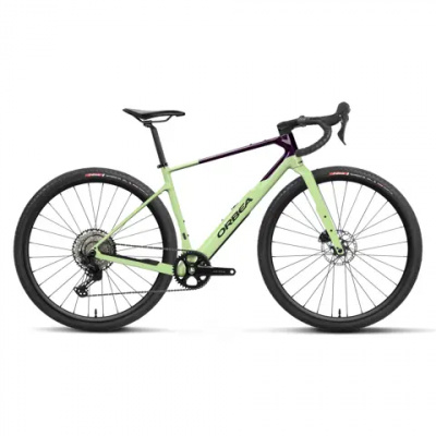 Orbea Terra M30 Team 1X Gravel Bike 2027 Acid Gum/Fantasy Purple Carbon