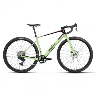 Orbea Terra M31e Team 1X Gravel Bike 2027 Acid Gum/Fantasy Purple Carbon