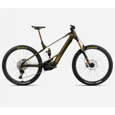 Orbea Wild M-Ltd Electric Bike 2026 Caramel Carbon View/Cream White