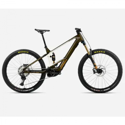 Orbea Wild M-Team Electric Bike 2026 Caramel Carbon View/Cream White