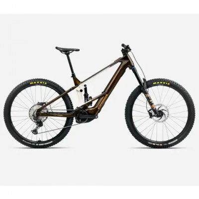 Orbea Wild M10 Electric Bike 2025 Caramel Carbon View/Cream White