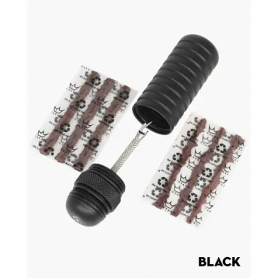 Peatys Holeshot Tubeless Puncture Plugger Kit Black