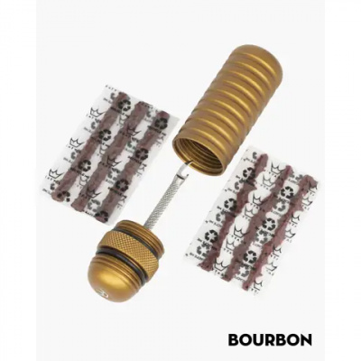Peatys Holeshot Tubeless Puncture Plugger Kit Bourbon