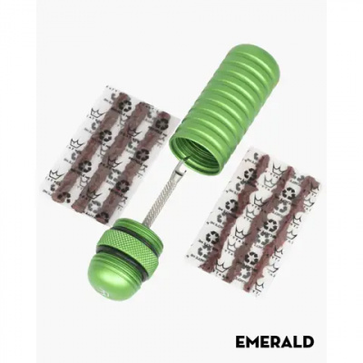 Peatys Holeshot Tubeless Puncture Plugger Kit Emerald