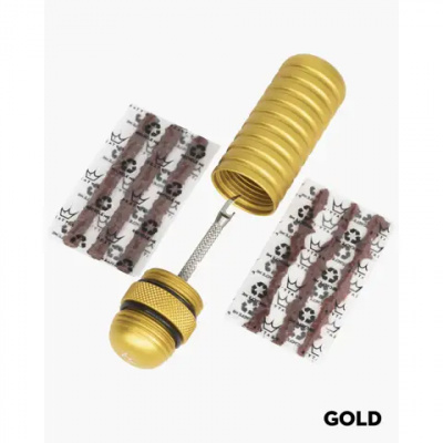 Peatys Holeshot Tubeless Puncture Plugger Kit Gold