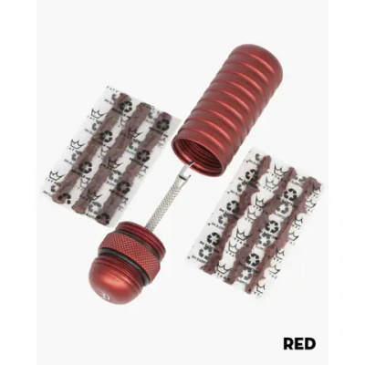 Peatys Holeshot Tubeless Puncture Plugger Kit Red