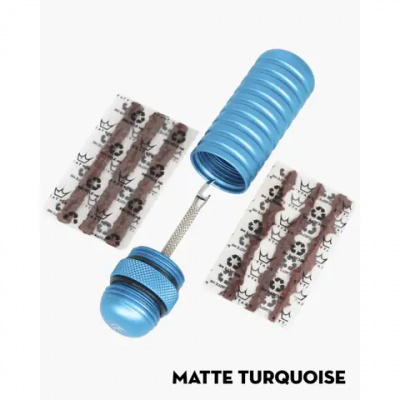 Peatys Holeshot Tubeless Puncture Plugger Kit Turquoise