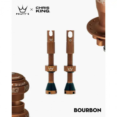 Peatys x Chris King Tubeless MK2 Valves Boubon