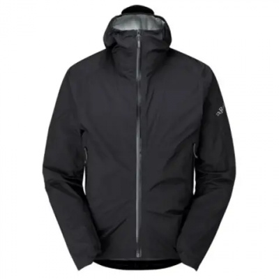 Rab Cinder Downpour Light Waterproof Jacket M Black
