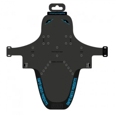 Rapid Racer Products EnduroGuard Mudguard Black/Cyan