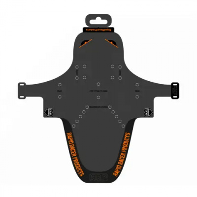 Rapid Racer Products Enduroguard Mudguard Black/Orange