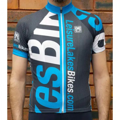Santini Leisure Lakes Bikes Team SS Jersey Black